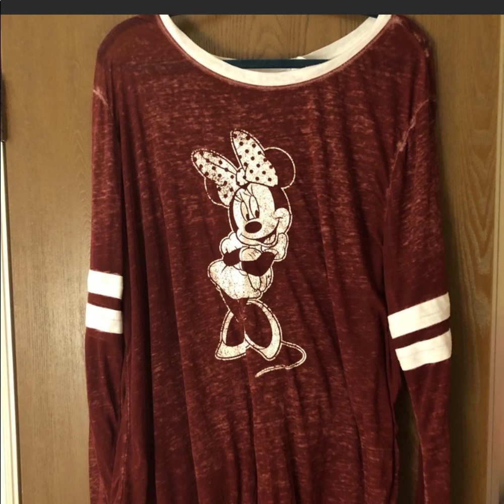 Soft Minnie Mouse long sleeve t shirt